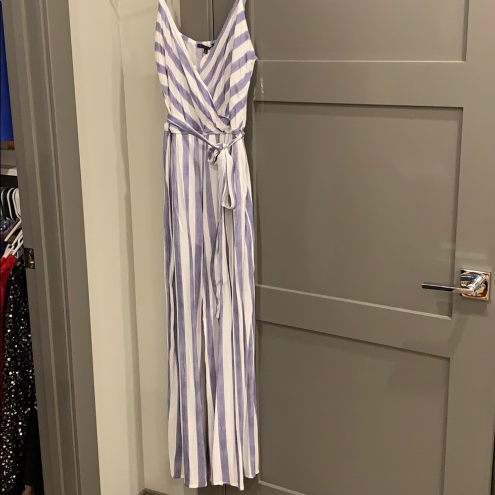 Striped jumpsuit